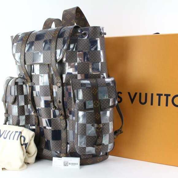 Louis Vuitton Virgil Abloh Monogram Chess Christopher Backpack 21lz720s